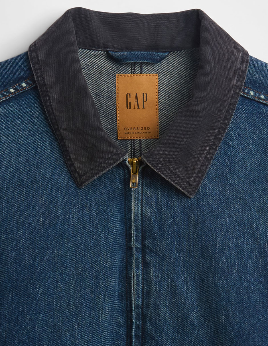 Chamarra denim de mezclilla para hombre