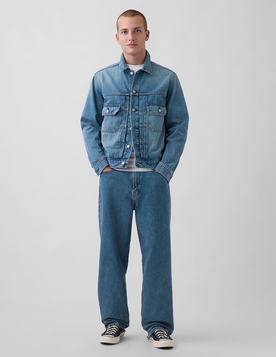 Chamarra casual con bolsillos para hombre 5