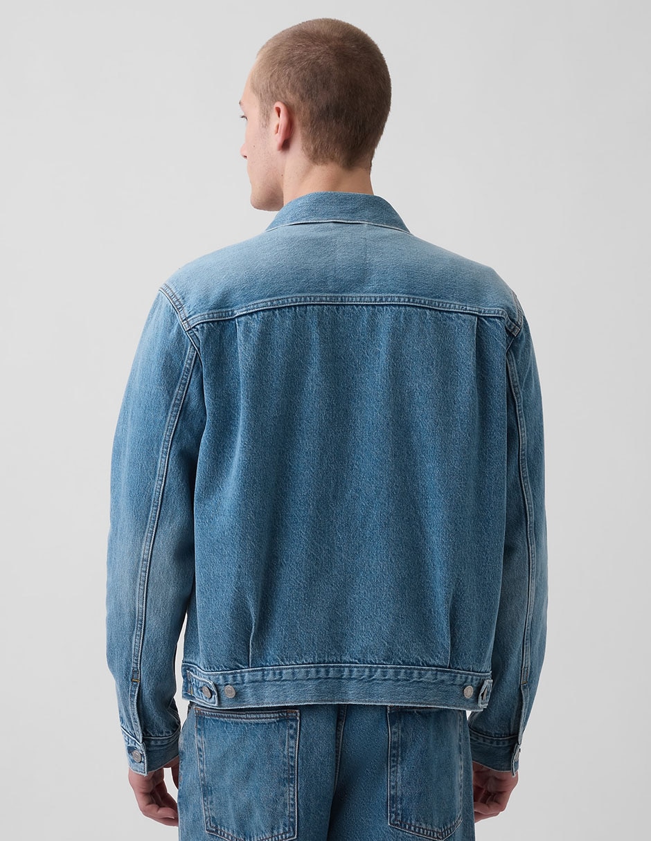 Chamarra casual con bolsillos para hombre 4