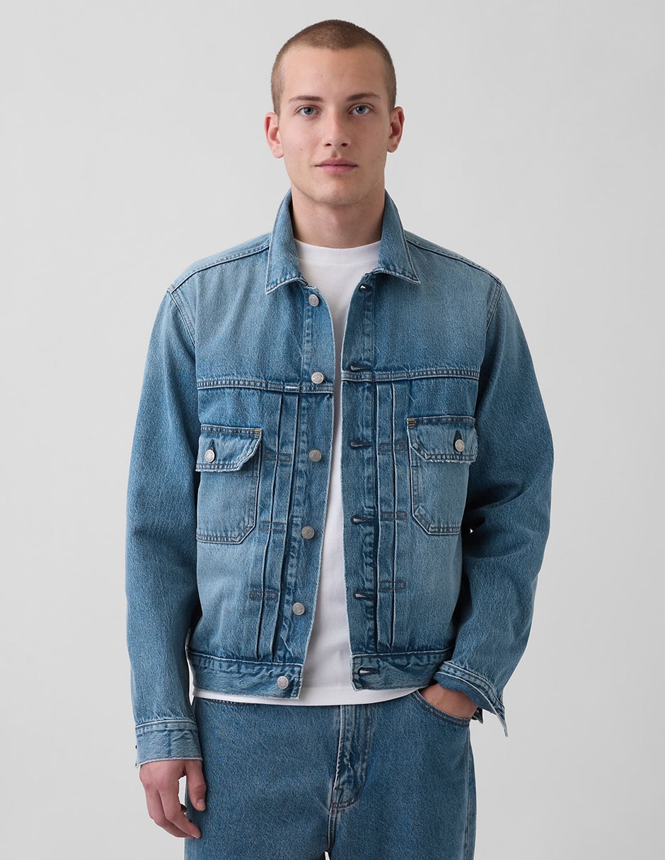 Chamarra casual con bolsillos para hombre Chamarra casual con bolsillos para hombre