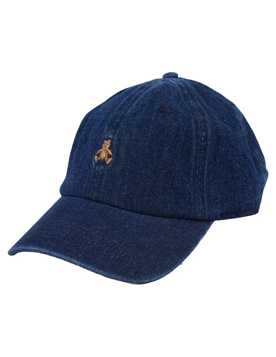 Gorra con visera curva hebilla para hombre