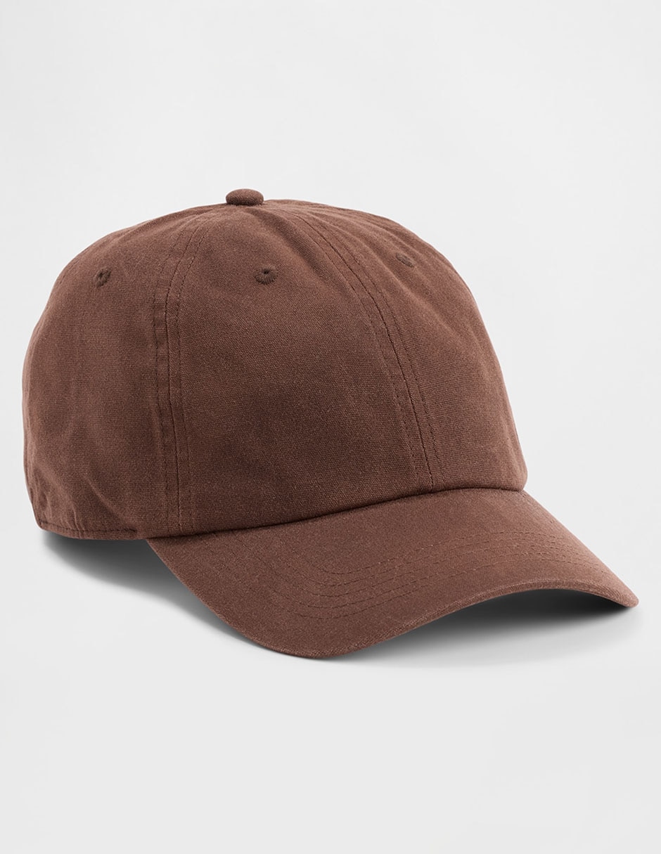 Gorra visera curva correa ajustable casual para hombre