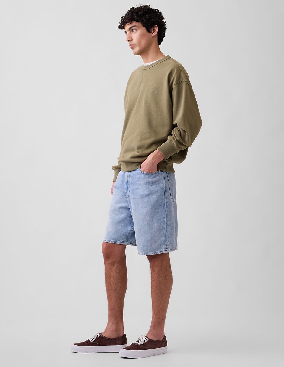 Short de mezclilla para hombre