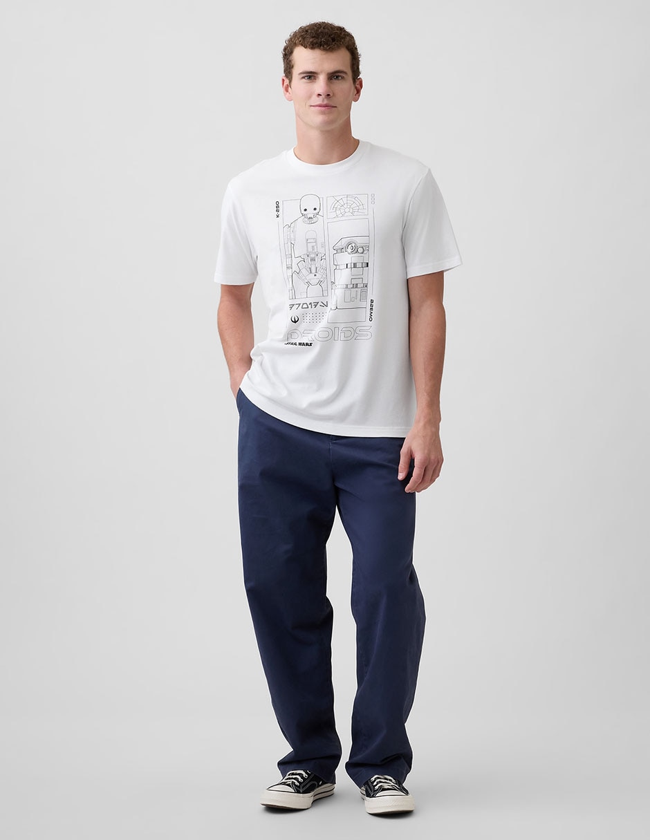 Playera cuello redondo para hombre