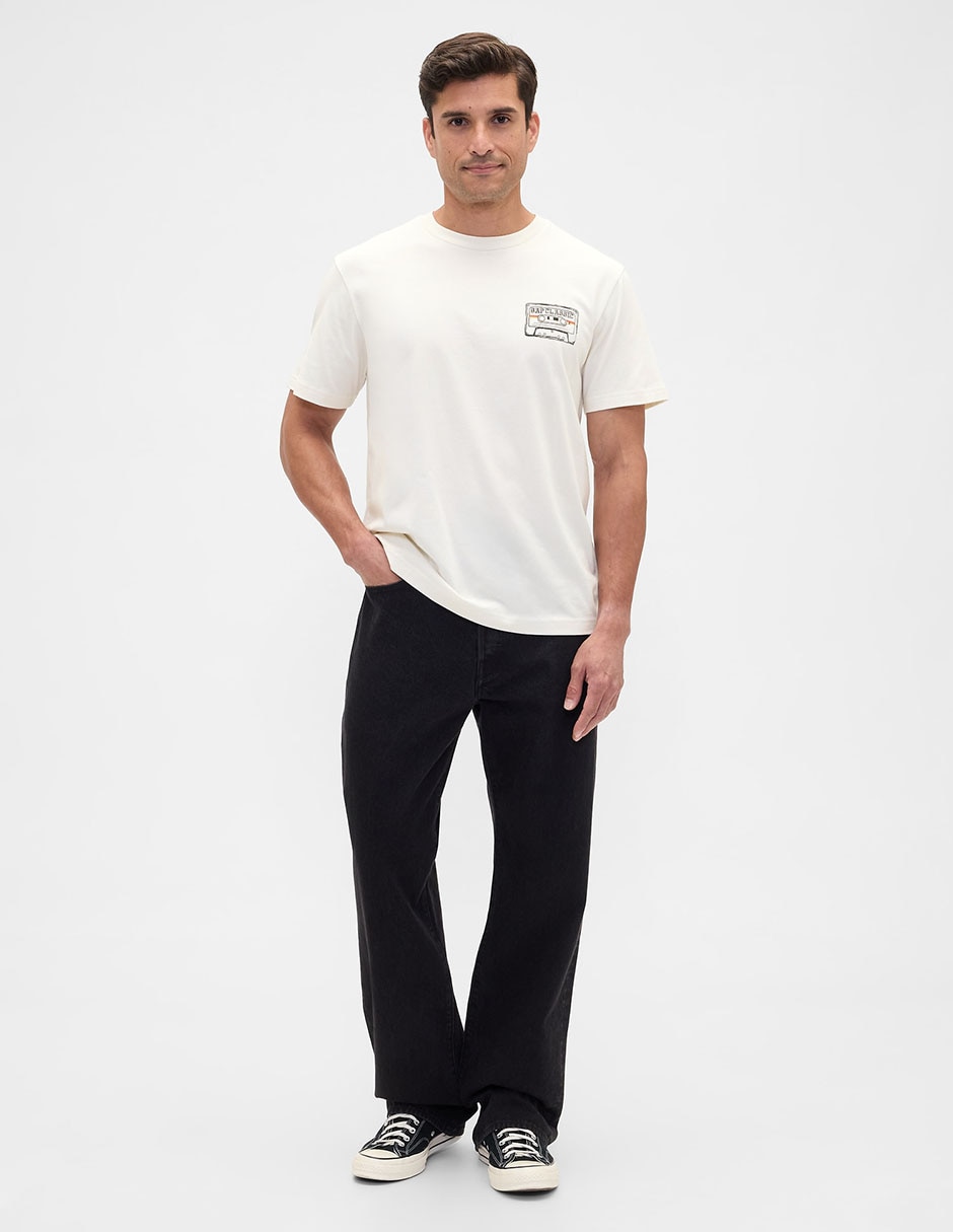 Playera cuello redondo para hombre