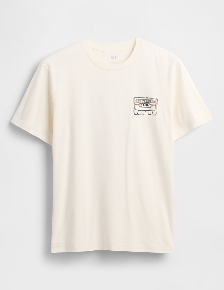 Playera cuello redondo para hombre