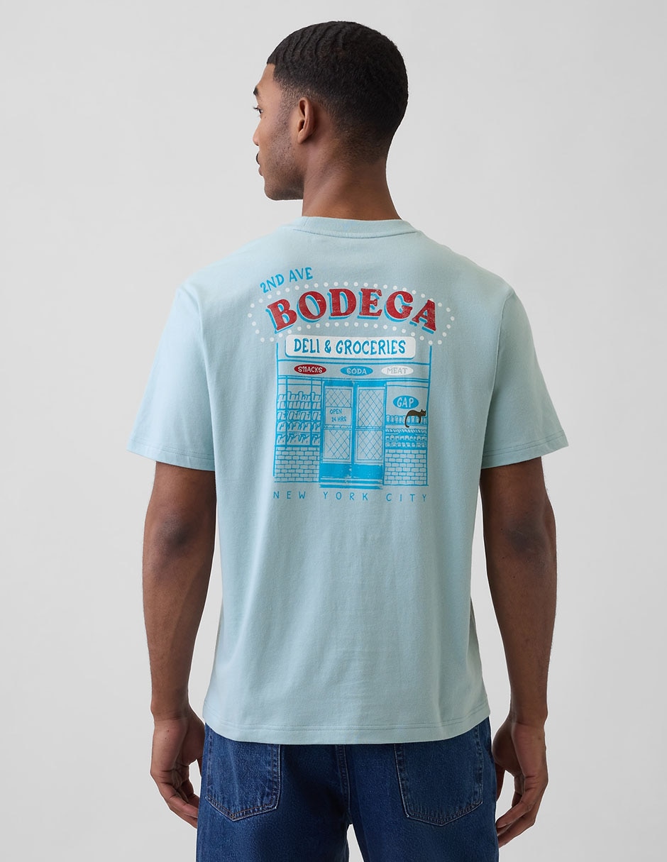 Playera cuello redondo para hombre