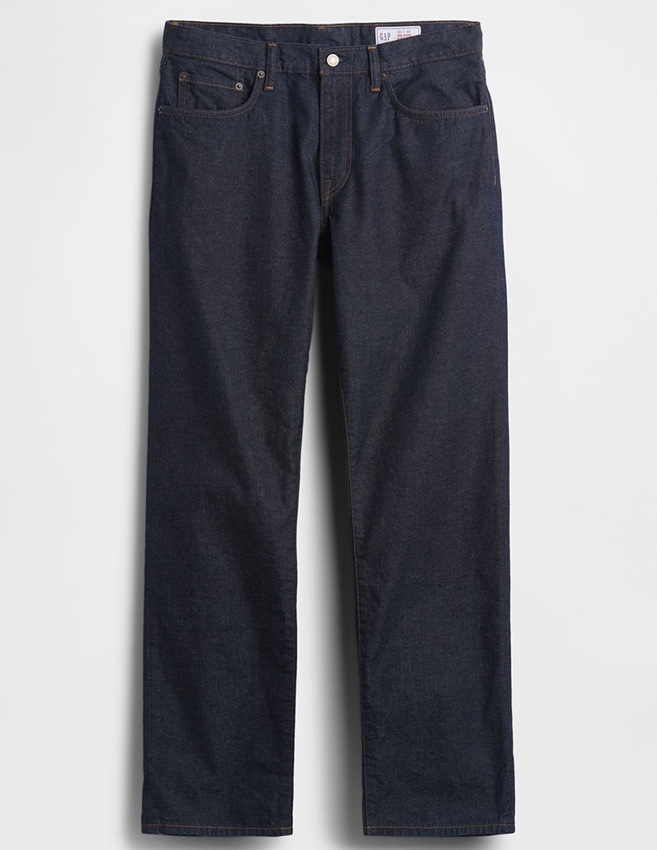 Jeans straight deslavado para hombre