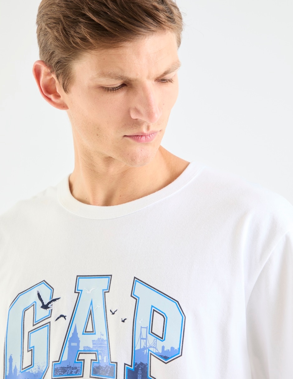 Playera cuello redondo para hombre
