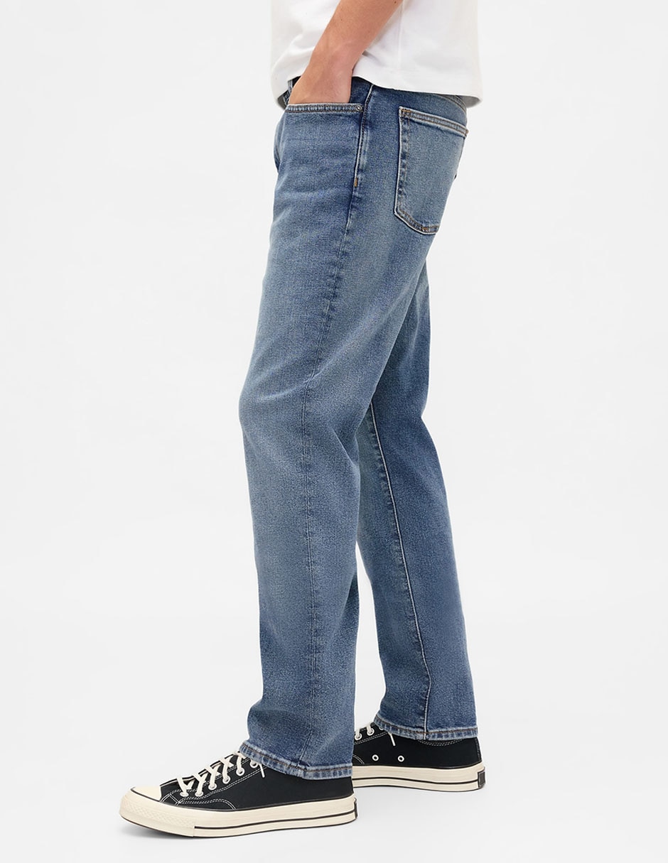 Jeans slim lavado stone wash para hombre