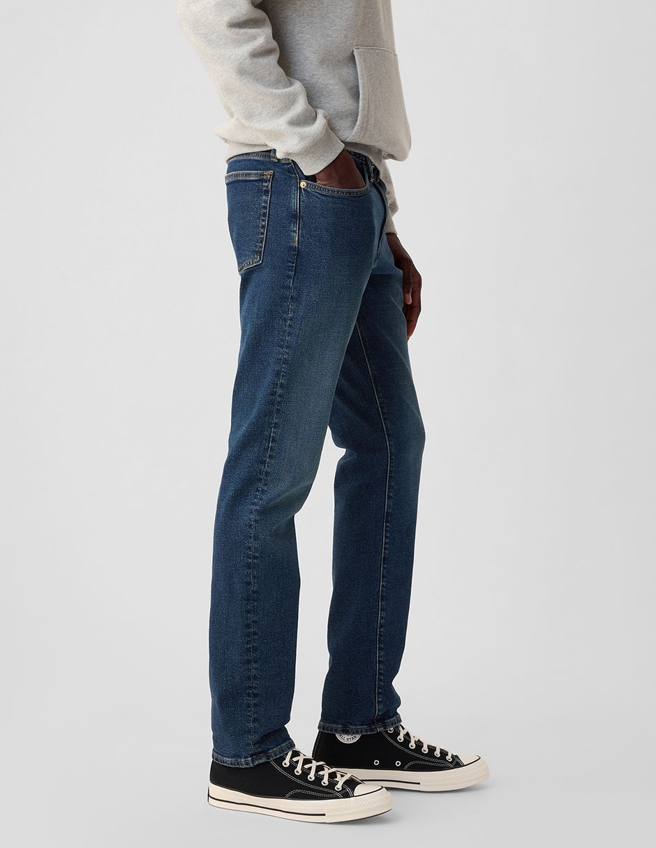 Jeans skinny deslavado para hombre