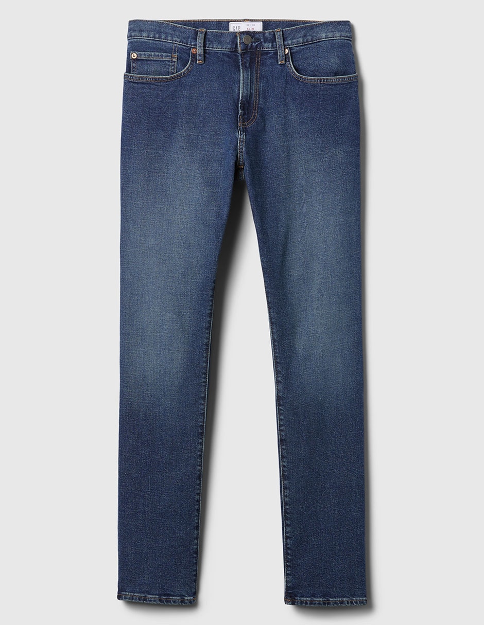 Jeans skinny deslavado para hombre