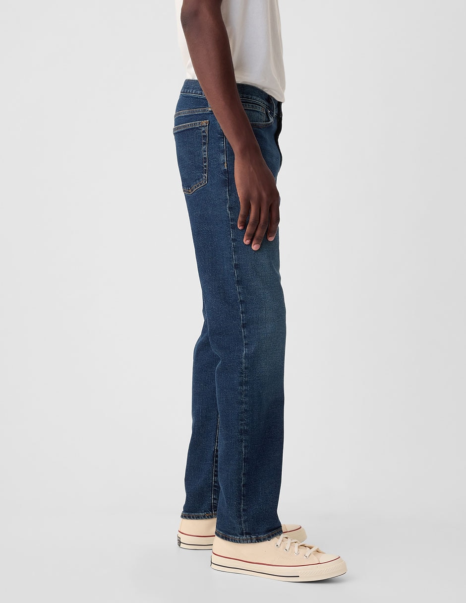 Jeans slim deslavado para hombre