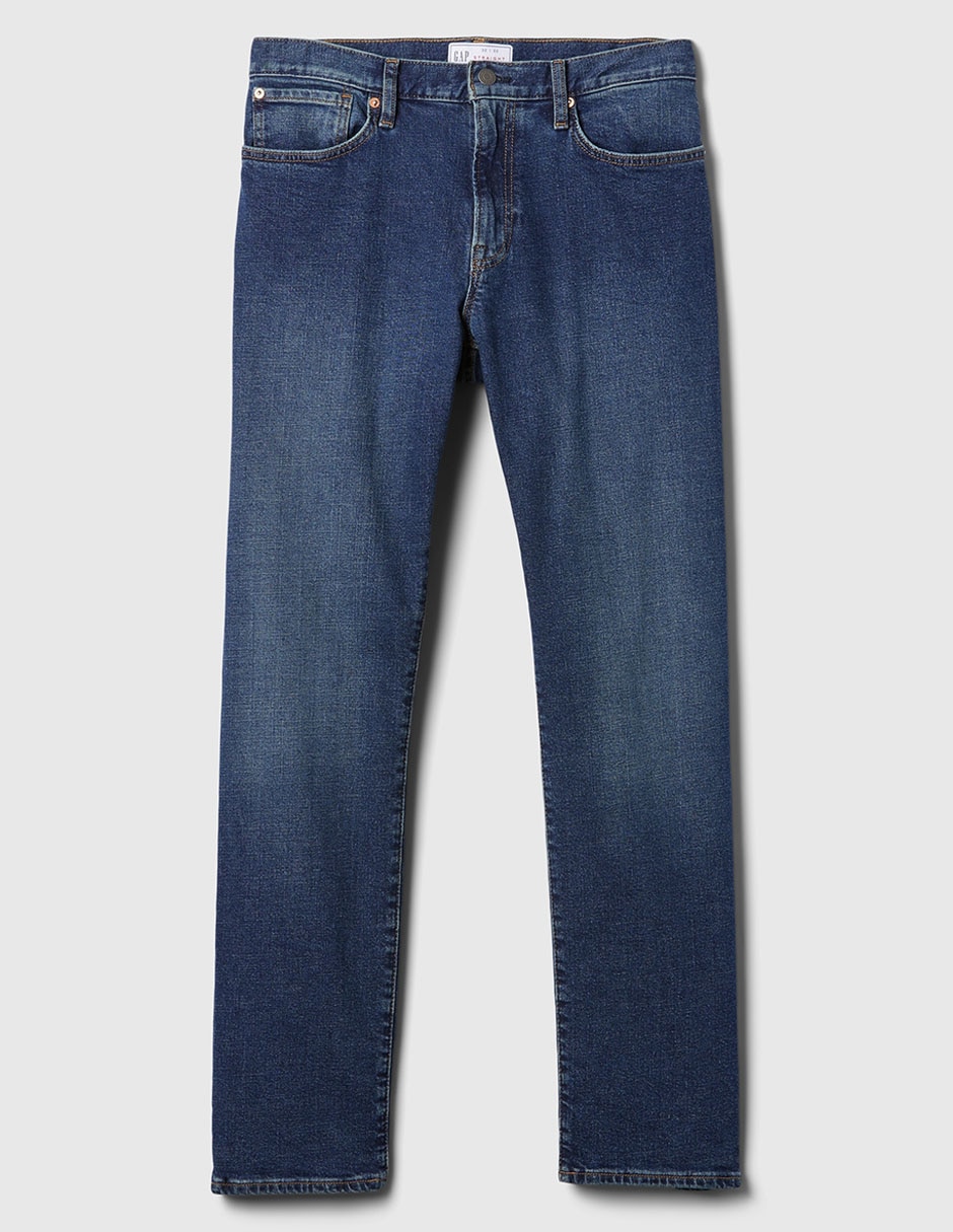 Jeans slim deslavado para hombre