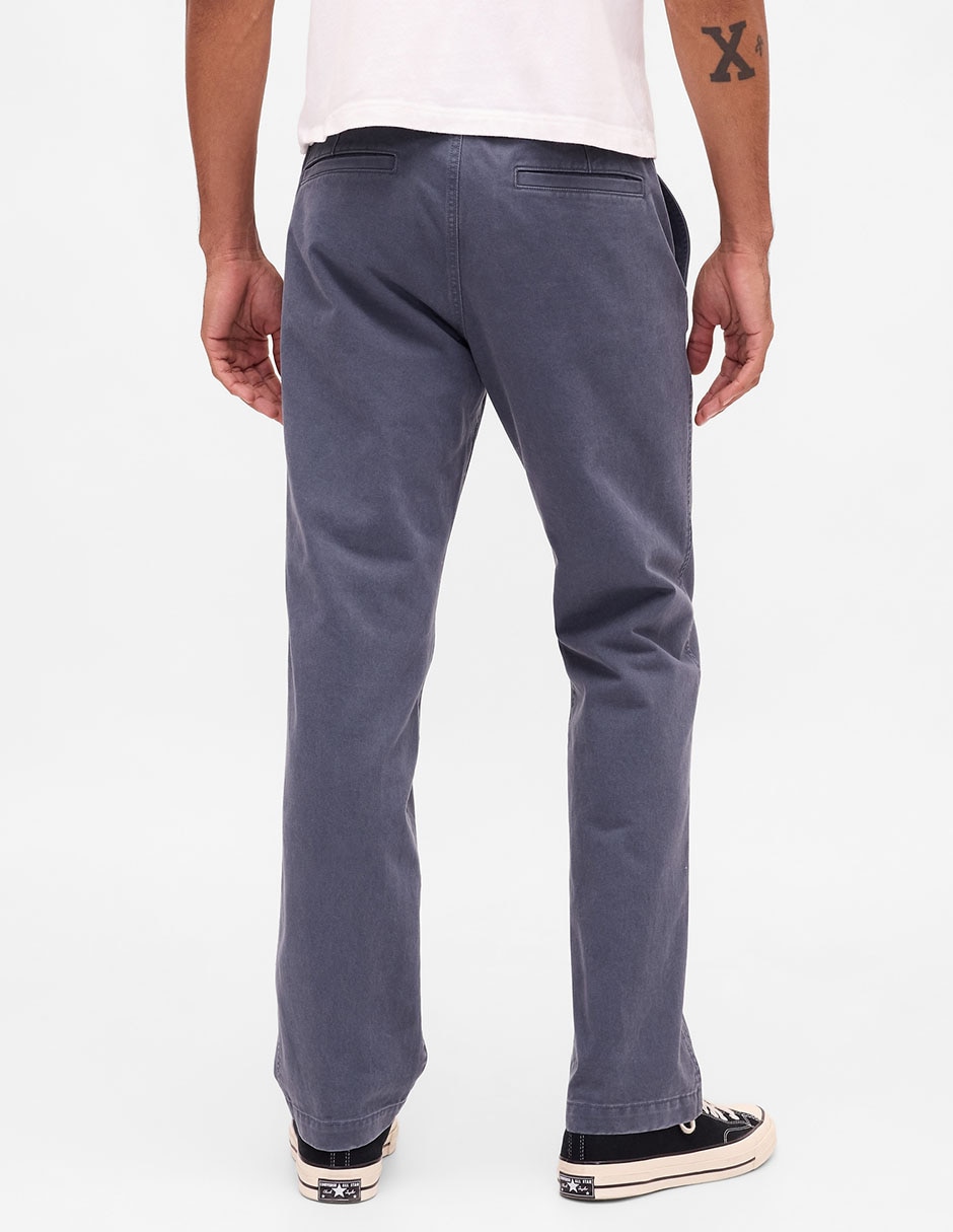 Pantalón straight de algodón para hombre 2