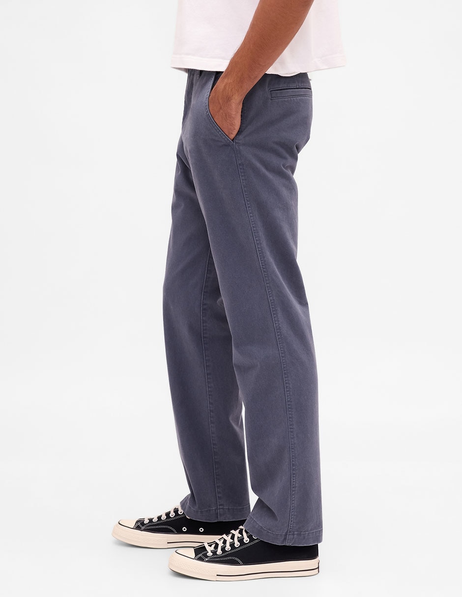 Pantalón straight de algodón para hombre 3