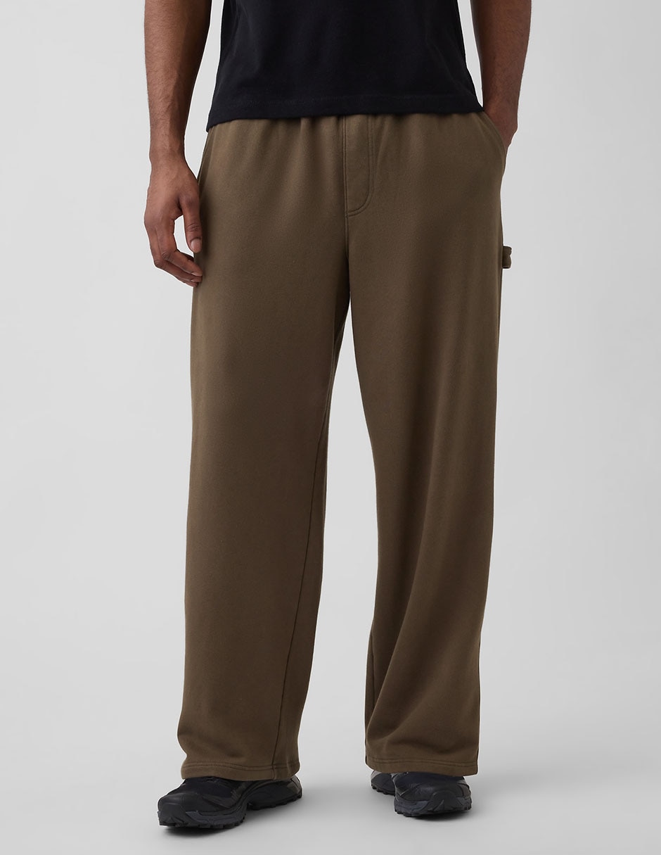 Pants straight con elástico para hombre 5