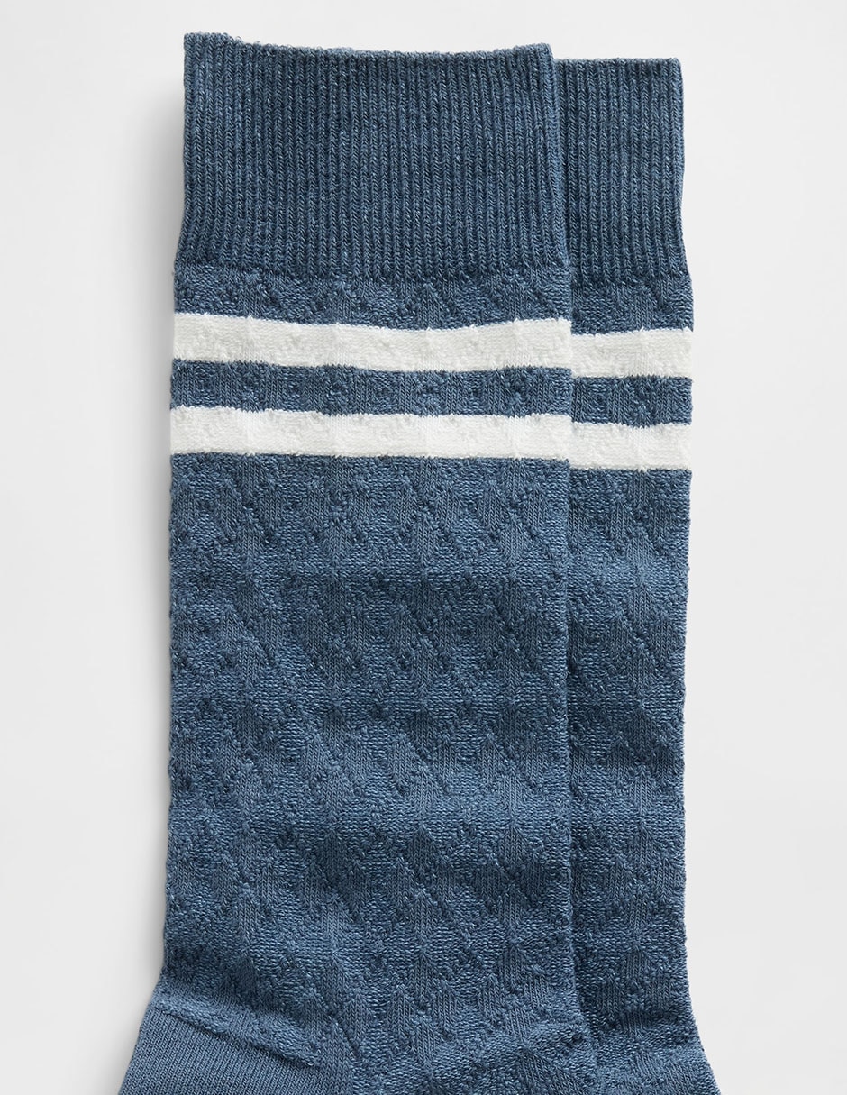 Calceta de algodón para hombre