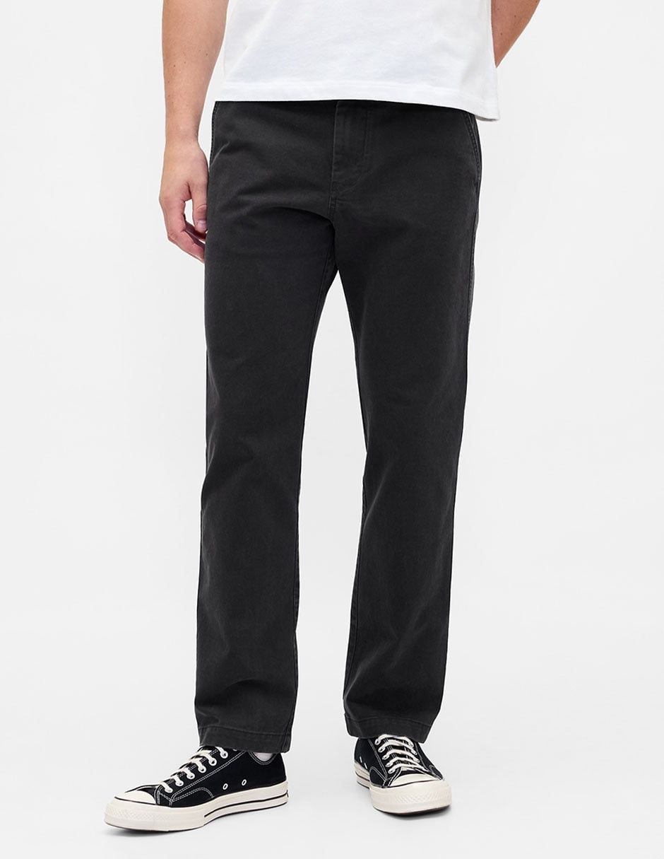 Pantalón straight de algodón para hombre 5