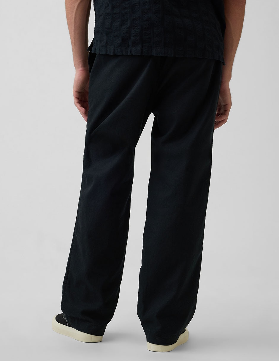 Pantalón straight de lino para hombre 3