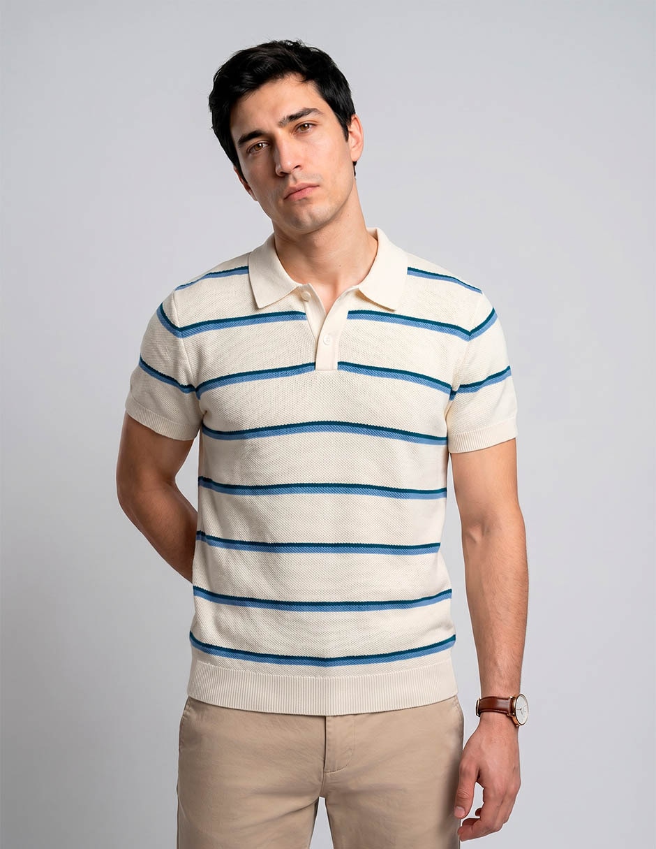 Playera tipo polo para hombre