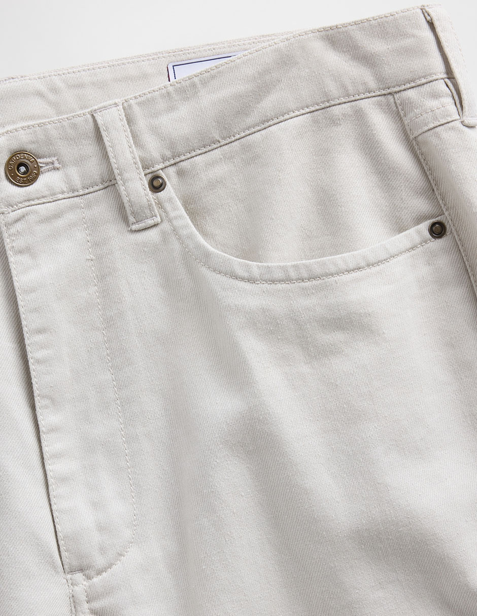 Pantalón straight de lino para hombre