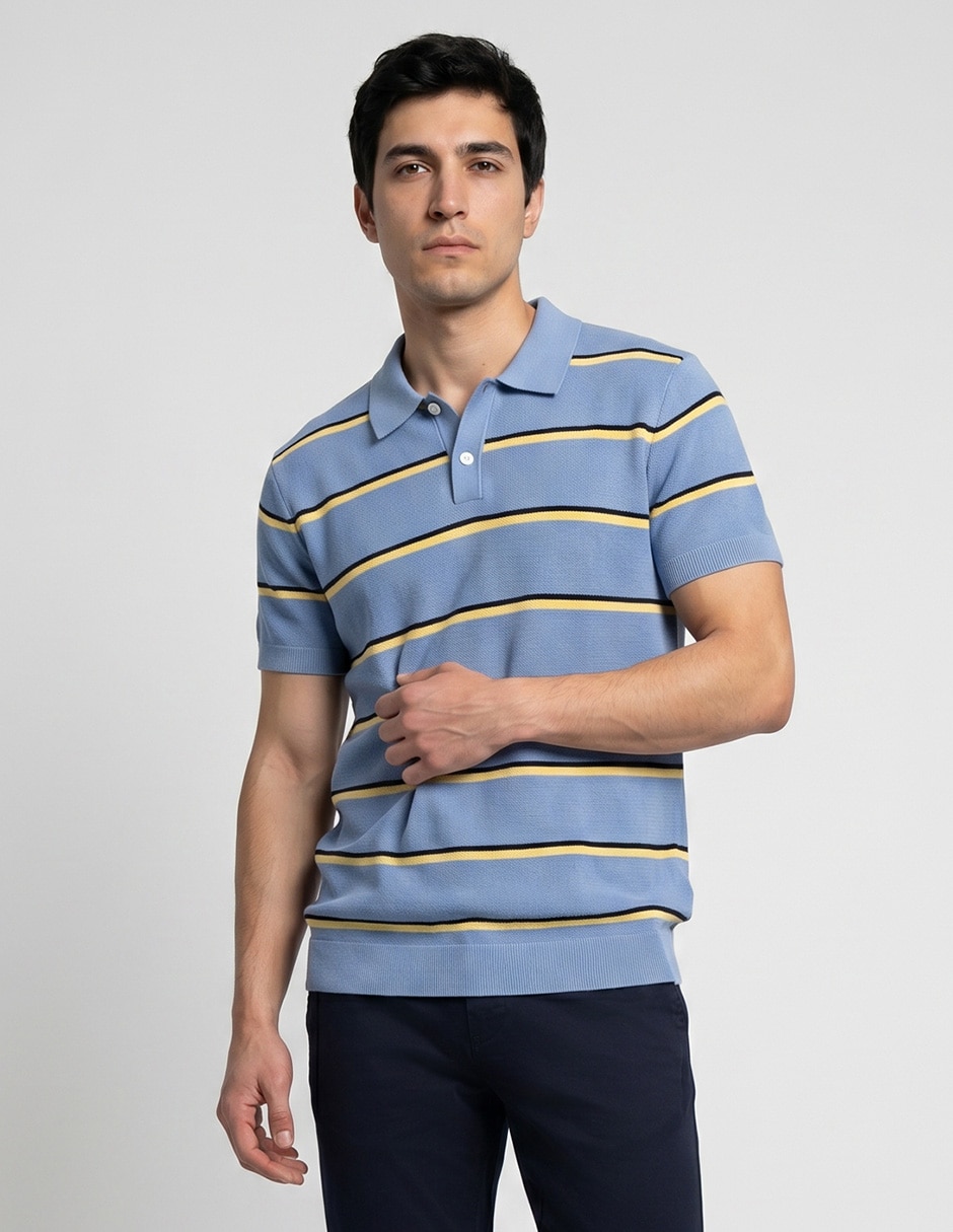 Playera tipo polo para hombre