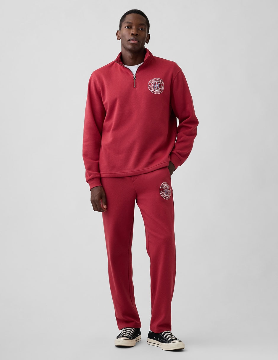 Pants regular con jareta para hombre