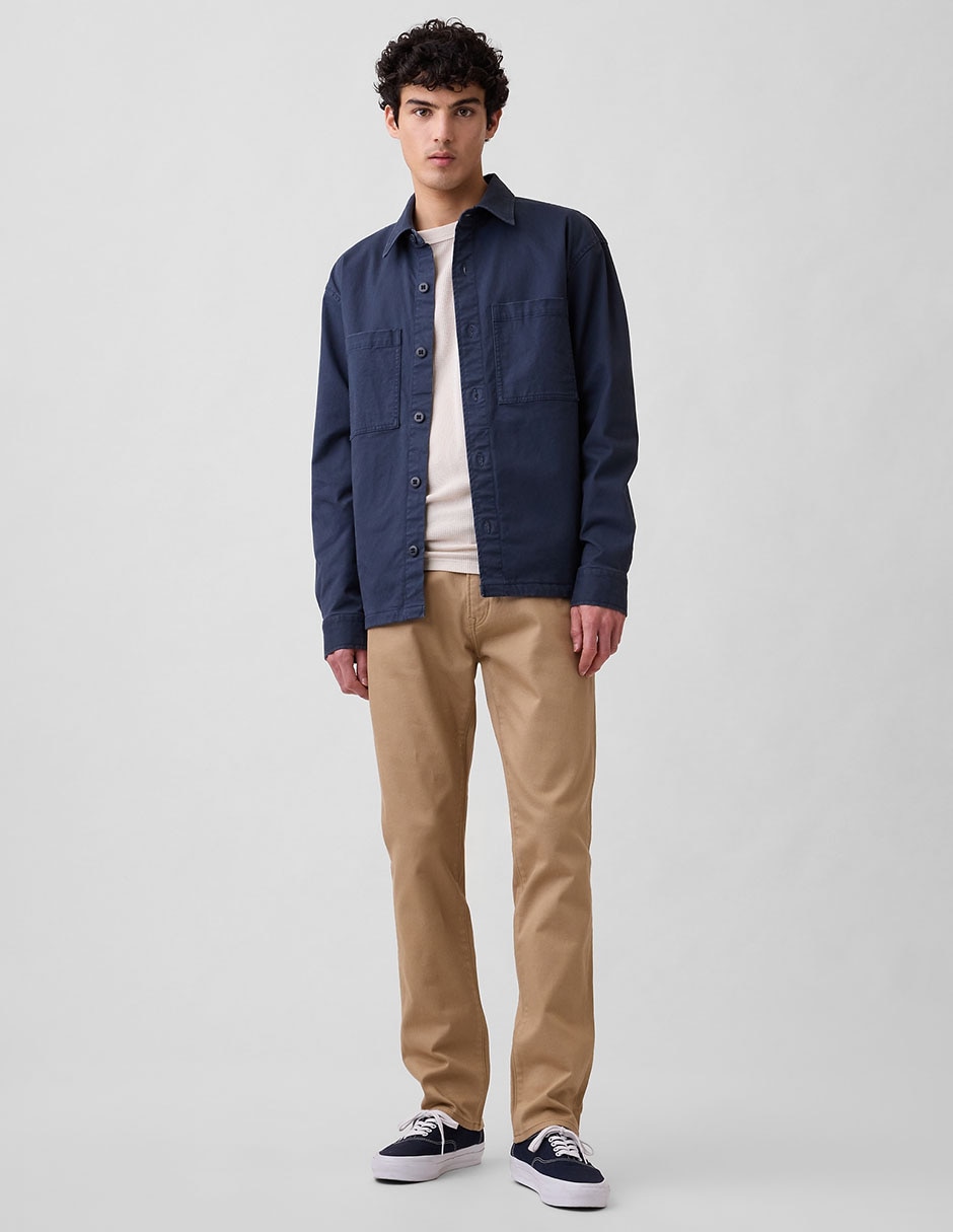 Jeans slim lavado medio para hombre