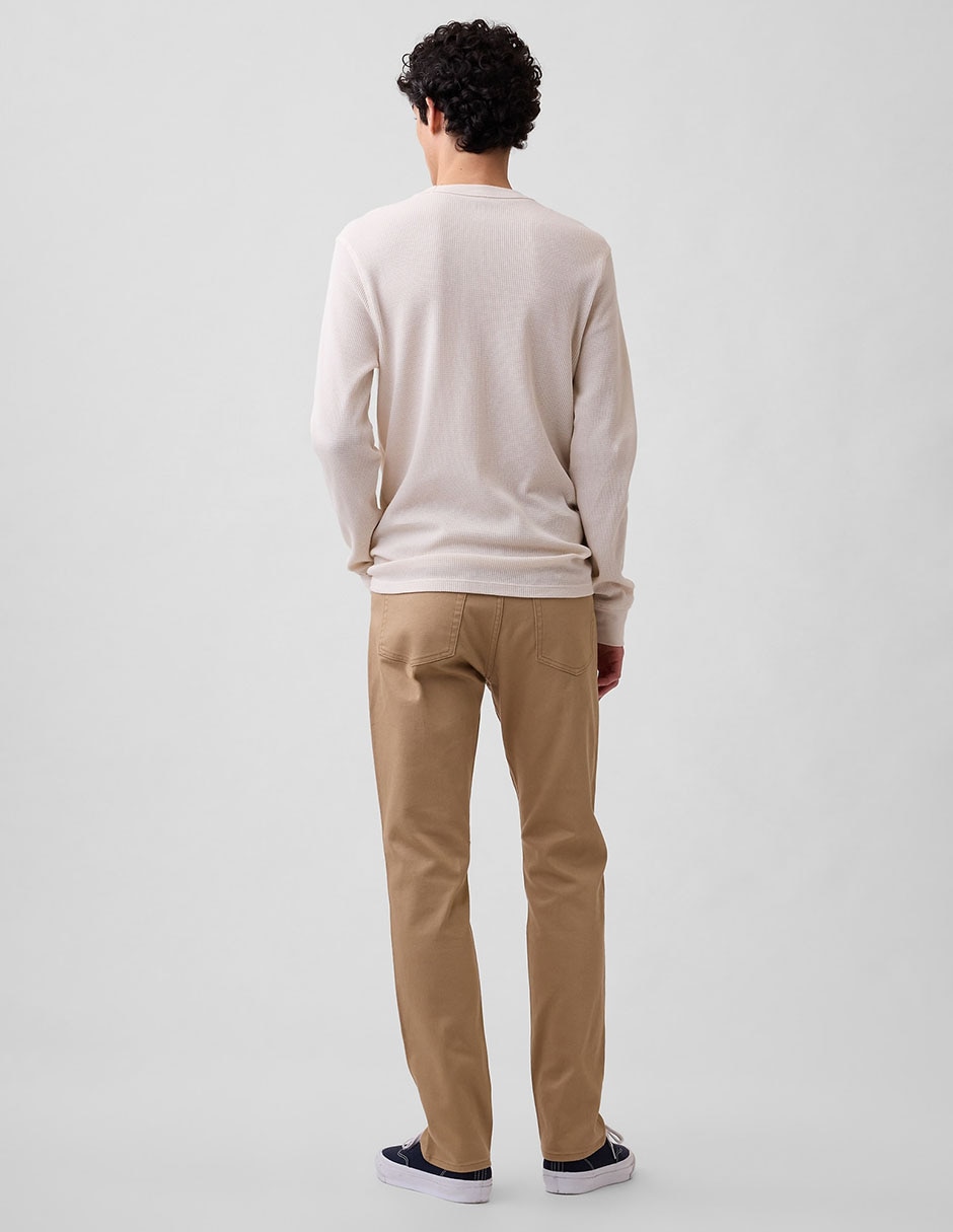 Jeans slim lavado medio para hombre