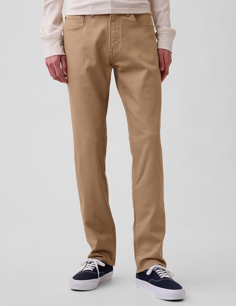 Jeans slim lavado medio para hombre