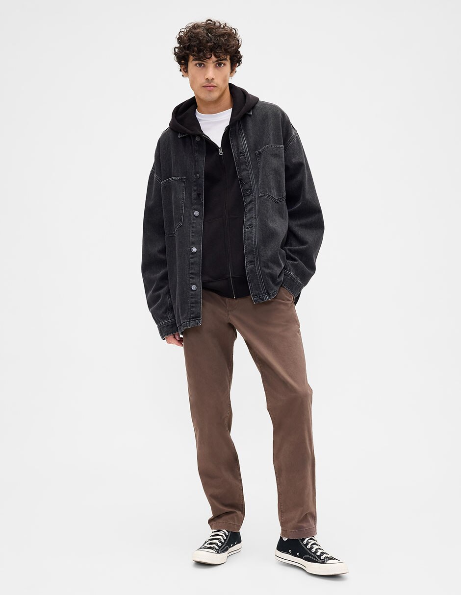Pantalón slim de algodón para hombre 2