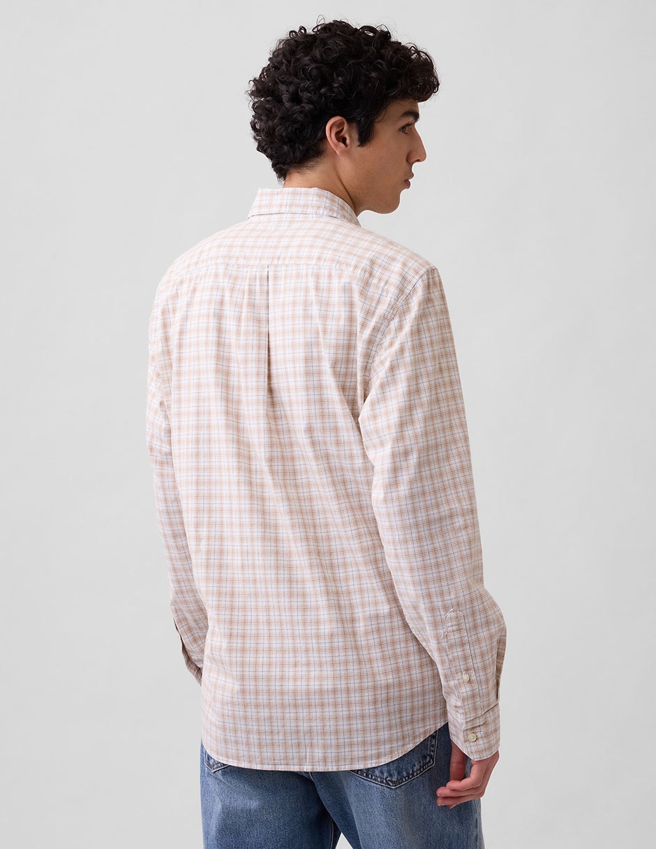 Camisa manga larga de algodón GAP para hombre