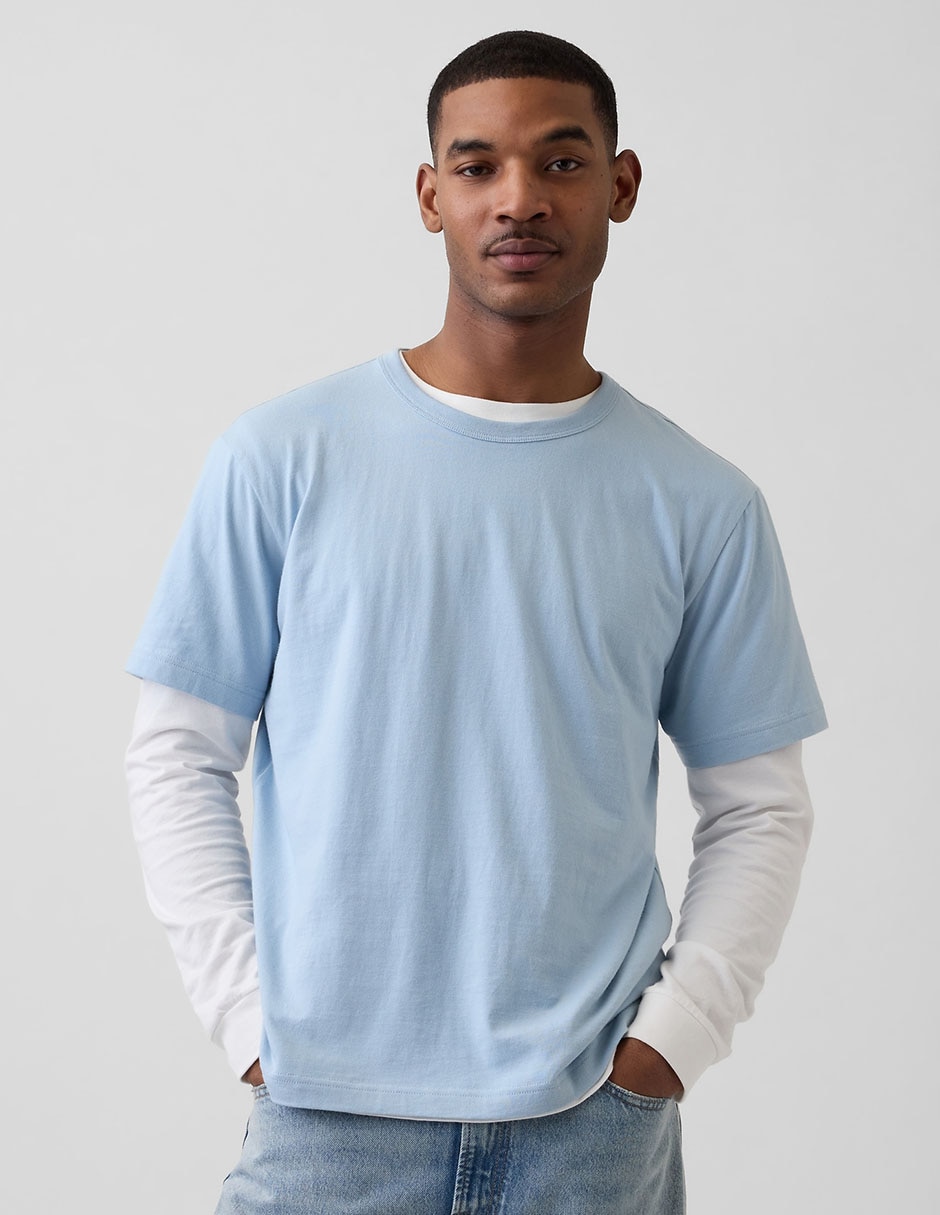 Playera cuello redondo para hombre
