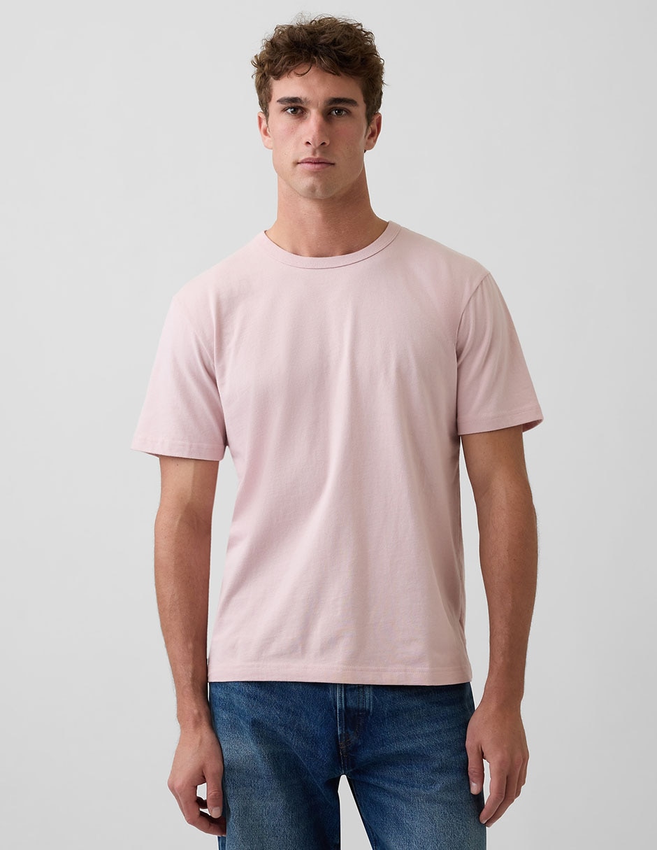 Playera cuello redondo para hombre