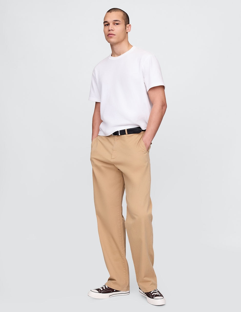 Pantalón chino slim de algodón para hombre Pantalón chino slim de algodón para hombre