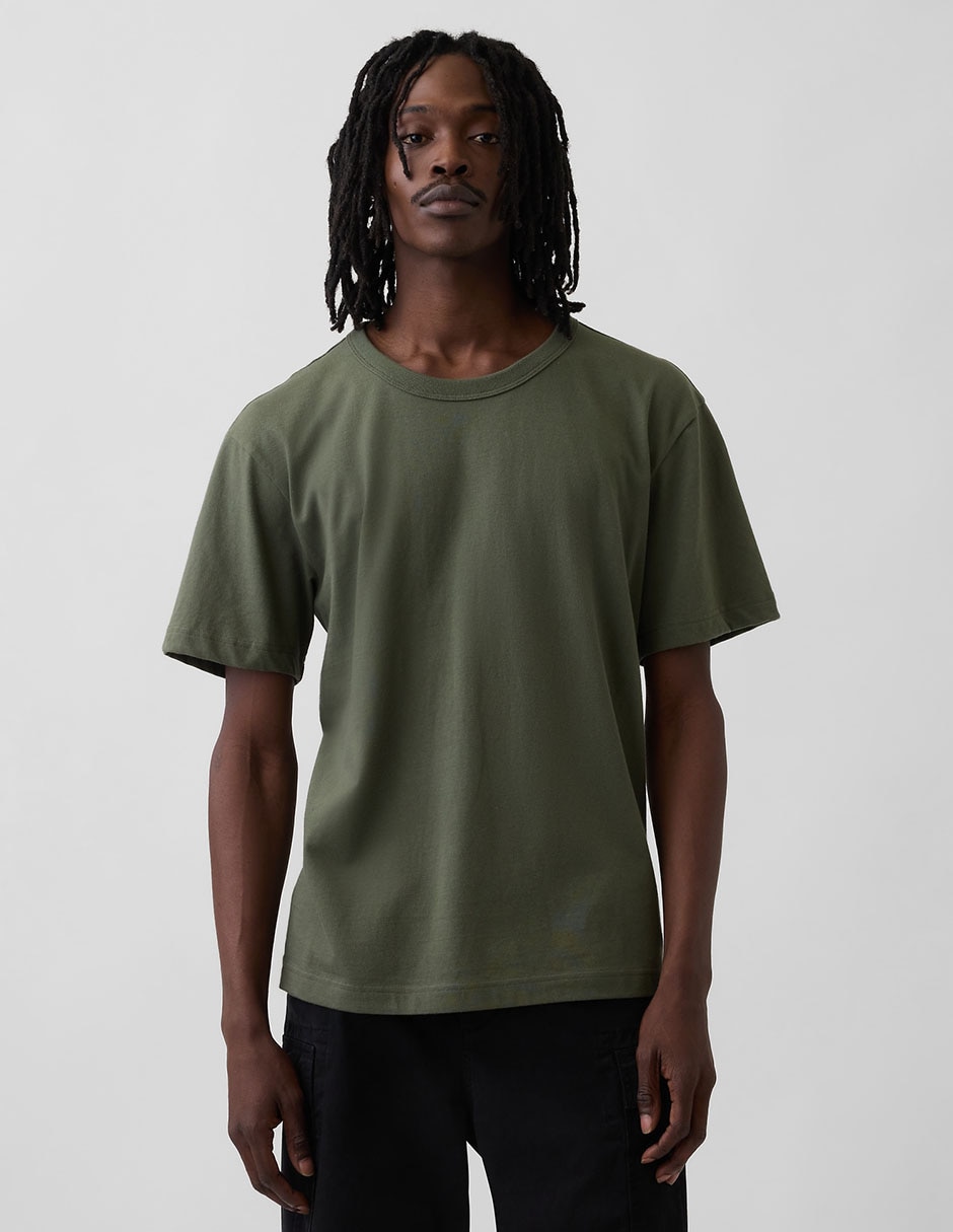 Playera cuello redondo unisex