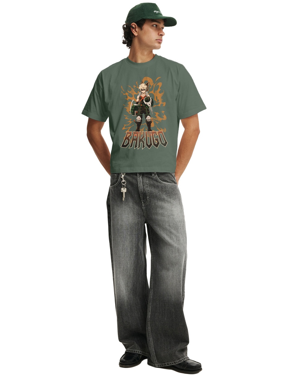 Playera cuello redondo para hombre