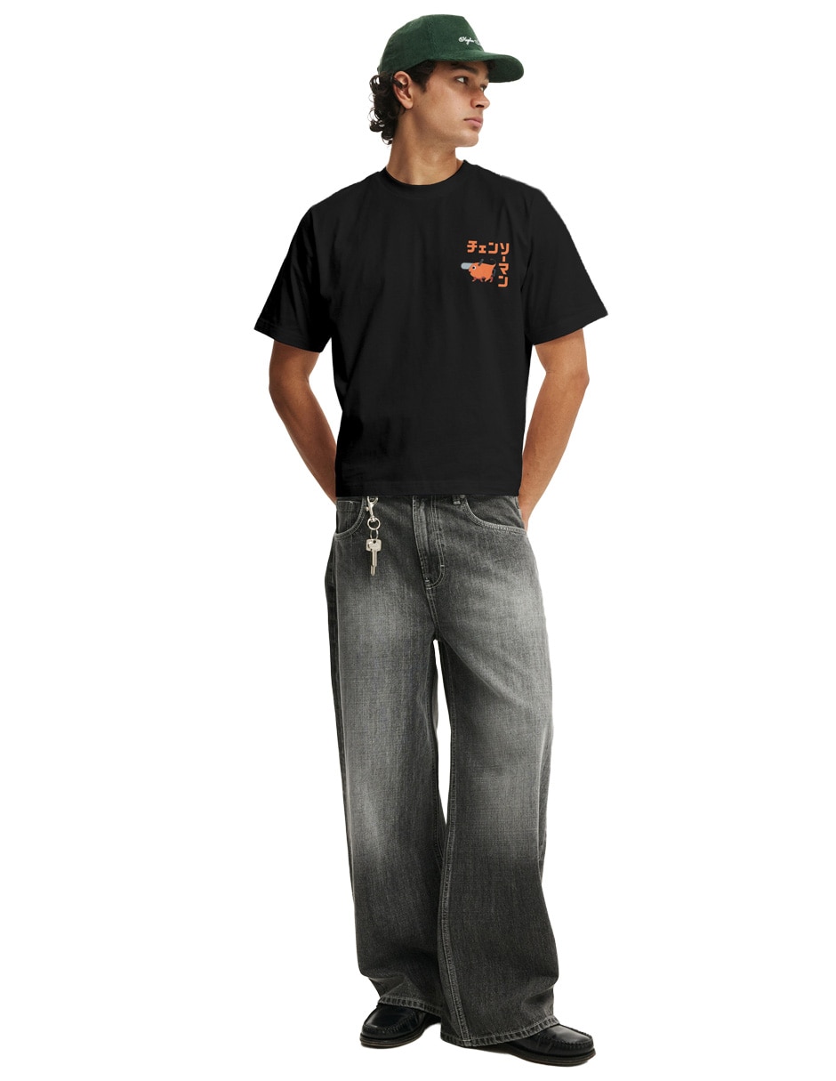 Playera Anime cuello redondo para hombre Playera Anime cuello redondo para hombre