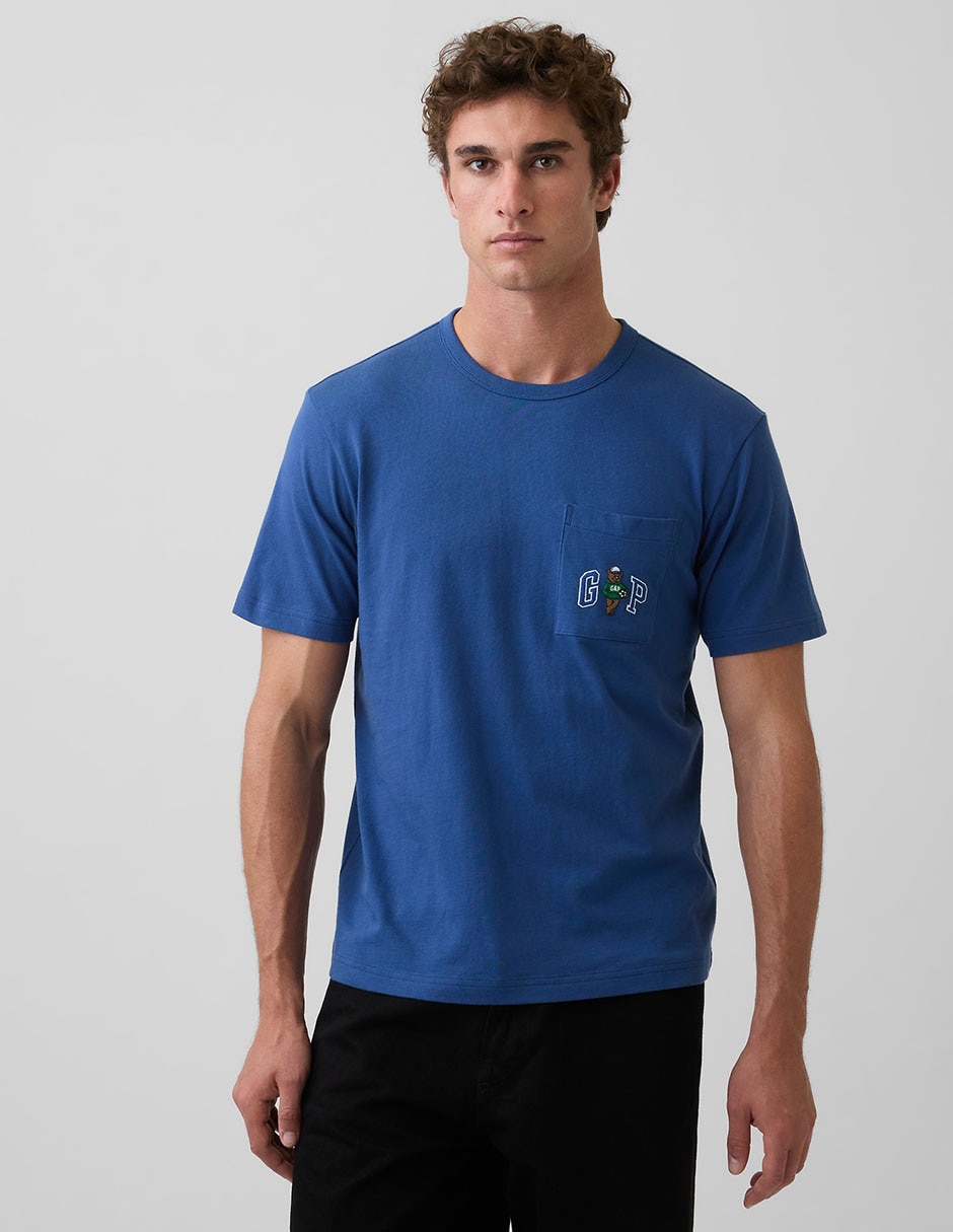 Playera cuello redondo para hombre