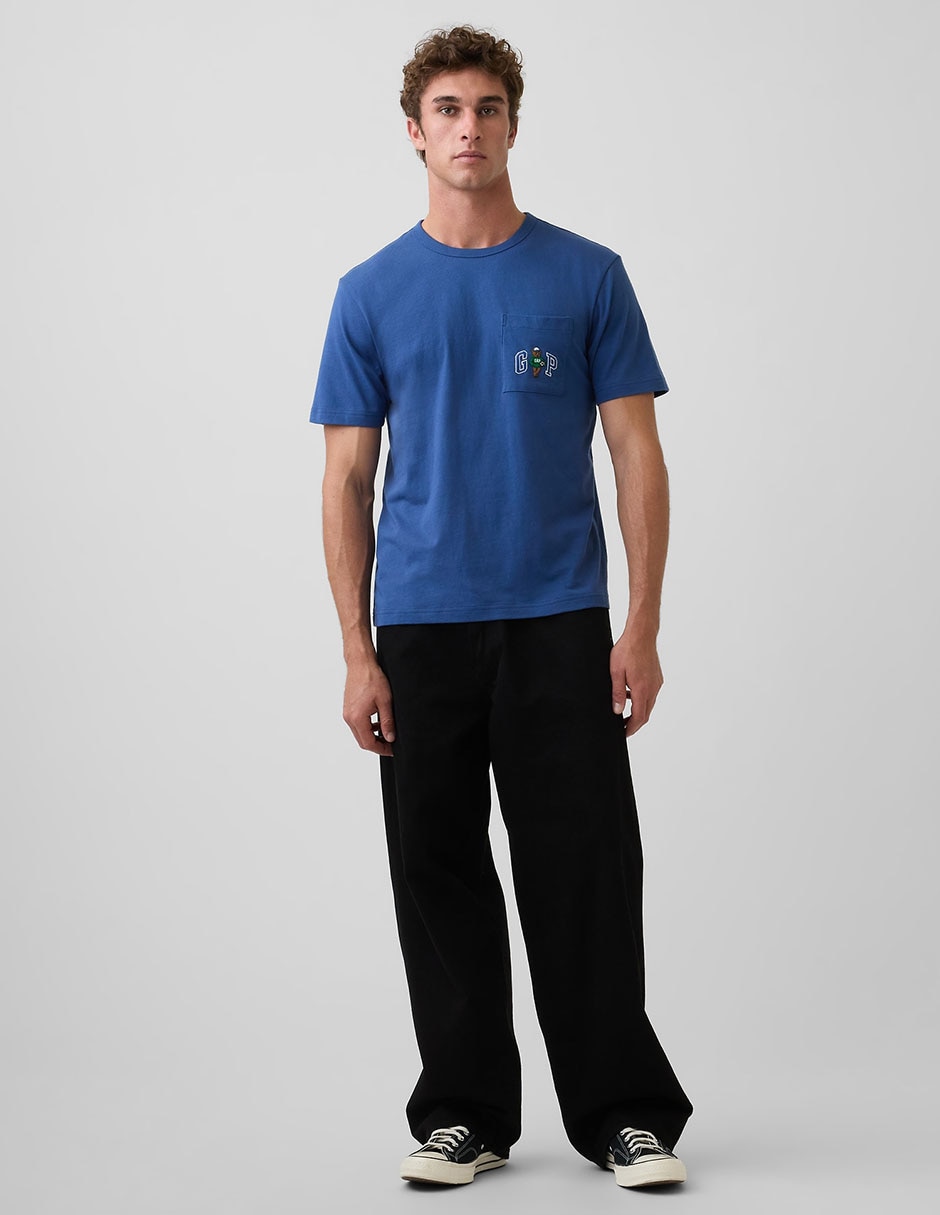 Playera cuello redondo para hombre