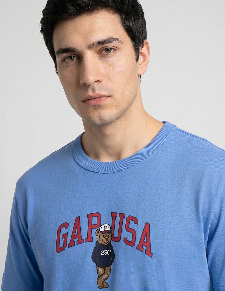 Playera cuello redondo para hombre 3