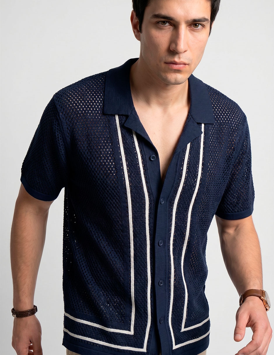 Playera Casual cuello polo para hombre 3