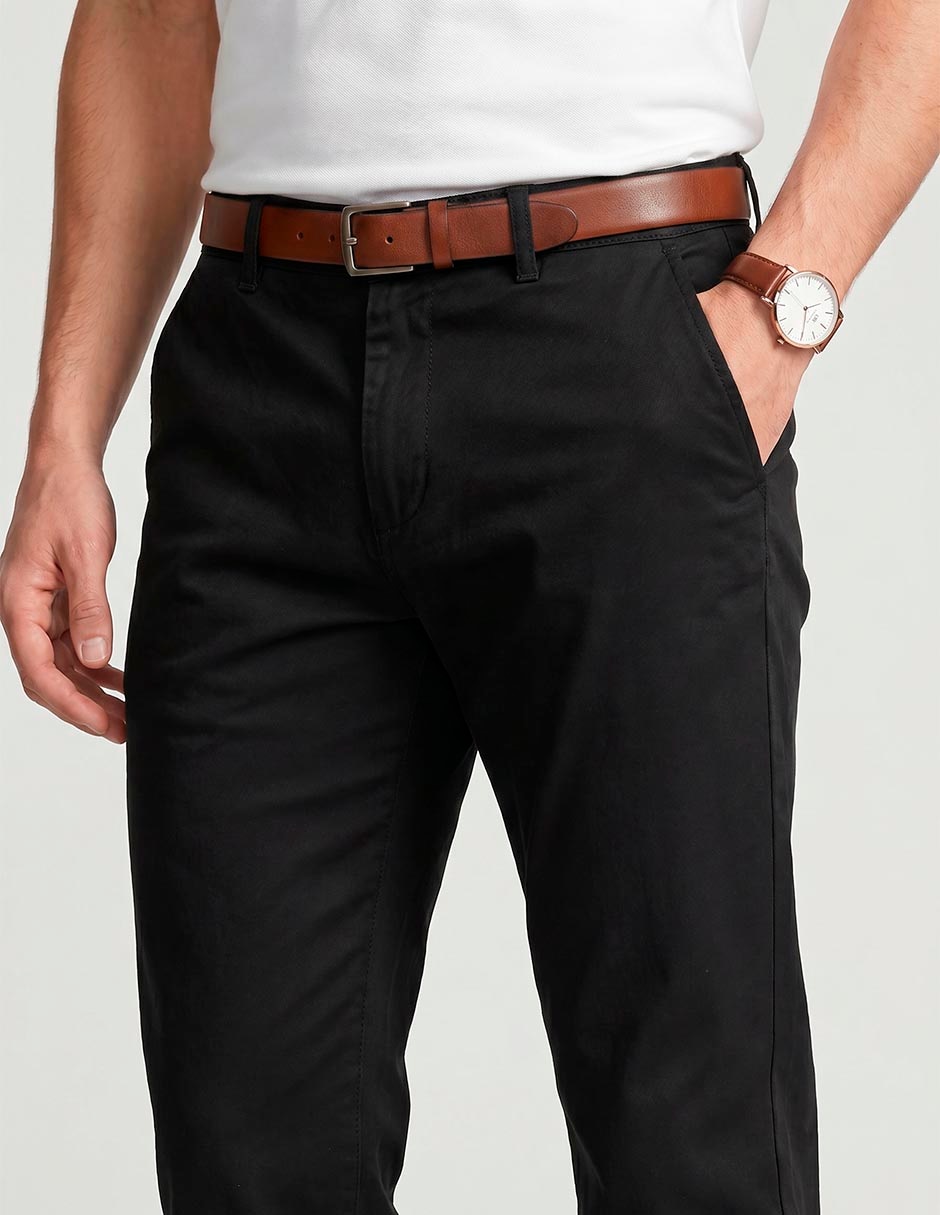 Pantalón playa straight de lino para hombre 3