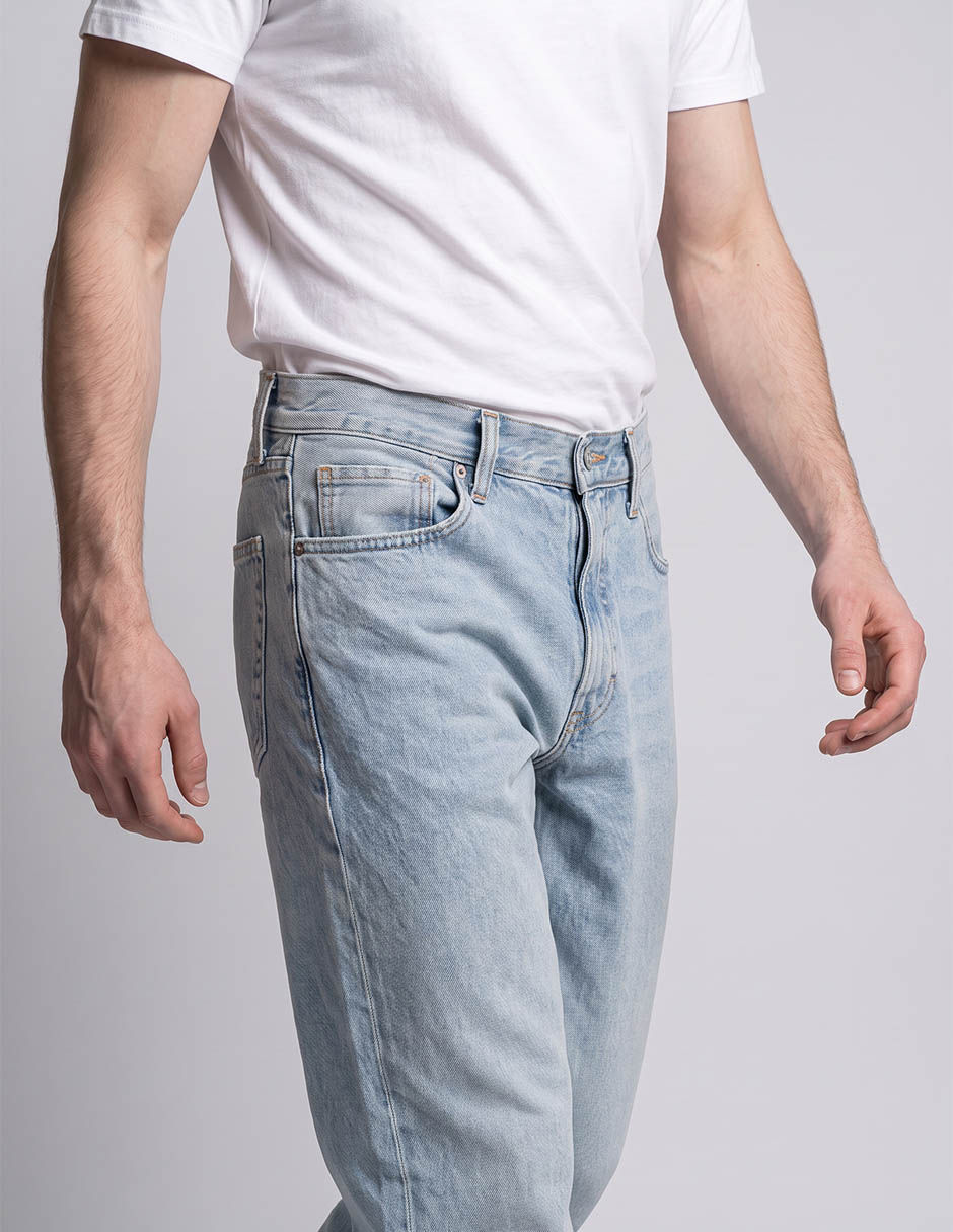 Jeans Baggy lavado claro para hombre