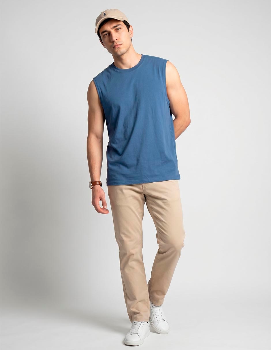 Playera cuello redondo para hombre