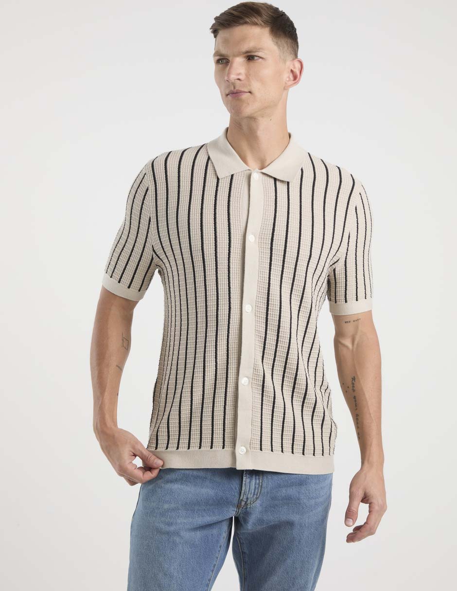 Playera tipo polo para hombre