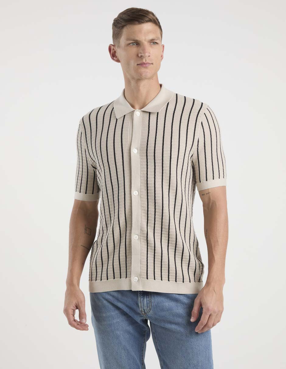 Playera tipo polo para hombre