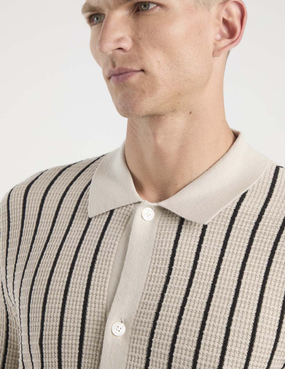 Playera tipo polo para hombre
