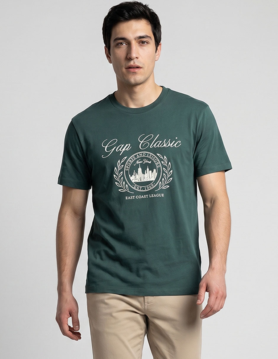 Playera manga corta para hombre